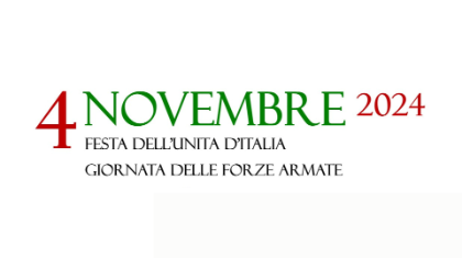 4 NOVEMBRE 2024 Giornata dell’Unità Nazionale e delle Forze Armate